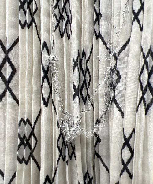 styling/（スタイリング）styling/ (スタイリング) プリーツヘムスカート ベージュの古着・服飾アイテム