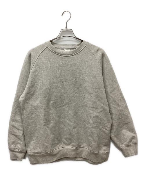 COMOLI（コモリ）COMOLI (コモリ) コットン吊裏毛クルーネック グレー サイズ:3の古着・服飾アイテム