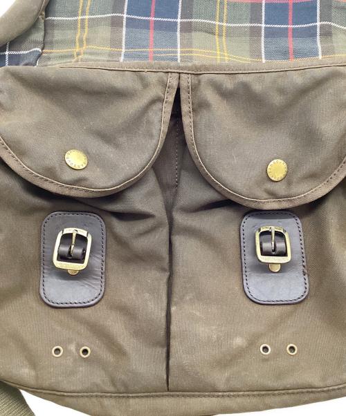 Barbour（バブアー）Barbour (バブアー) ショルダーバッグ ブラウン×グリーンの古着・服飾アイテム