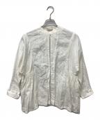 ARTS&SCIENCEアーツアンドサイエンス）の古着「Side gather jacket」｜ホワイト