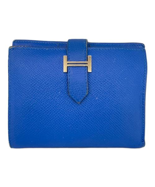 HERMES（エルメス）HERMES (エルメス) 2つ折り財布 ブルーの古着・服飾アイテム