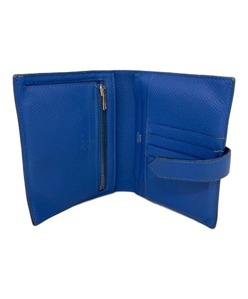 HERMES（エルメス）HERMES (エルメス) 2つ折り財布 ブルーの古着・服飾アイテム