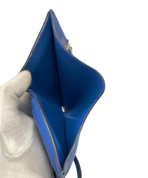 HERMES（エルメス）HERMES (エルメス) 2つ折り財布 ブルーの古着・服飾アイテム