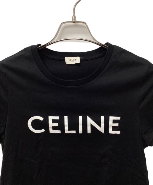 CELINE（セリーヌ）CELINE (セリーヌ) 半袖Tシャツ ブラック サイズ:Lの古着・服飾アイテム