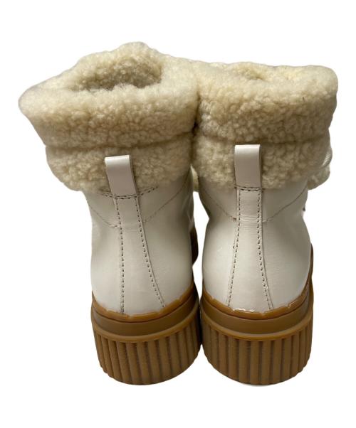 TOD'S（トッズ）TOD'S (トッズ) レースアップブーツ ホワイト サイズ:35 1/2の古着・服飾アイテム