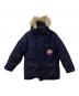CANADA GOOSE（カナダグース）の古着「エクスペディションパーカフュージョンフィットヘリテージ」｜ネイビー