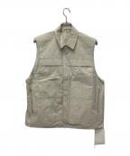 ESLOWエスロー）の古着「スリーブレスジャケット」｜アイボリー