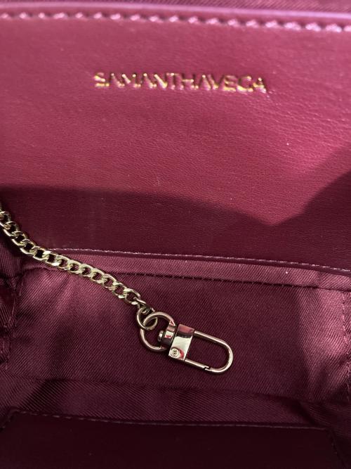 Samantha Vega（サマンサベガ）Samantha Vega (サマンサベガ) ナノスクエアショルダーバッグ レッドの古着・服飾アイテム