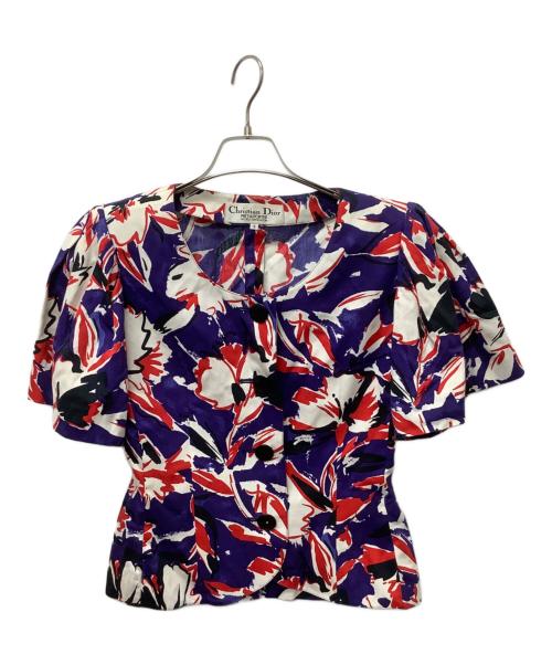 Christian Dior（クリスチャン ディオール）Christian Dior (クリスチャン ディオール) 古着セットアップ ネイビー×ホワイト サイズ:9の古着・服飾アイテム