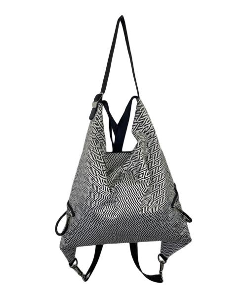 Cote&Ciel（コートエシエル）Cote&Ciel (コートエシエル) リュック ブラック×ホワイトの古着・服飾アイテム