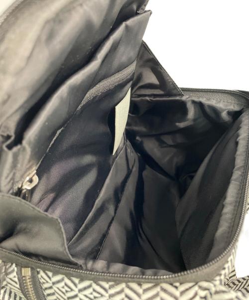 Cote&Ciel（コートエシエル）Cote&Ciel (コートエシエル) リュック ブラック×ホワイトの古着・服飾アイテム