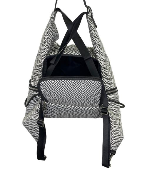 Cote&Ciel（コートエシエル）Cote&Ciel (コートエシエル) リュック ブラック×ホワイトの古着・服飾アイテム