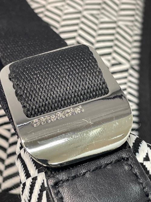 Cote&Ciel（コートエシエル）Cote&Ciel (コートエシエル) リュック ブラック×ホワイトの古着・服飾アイテム