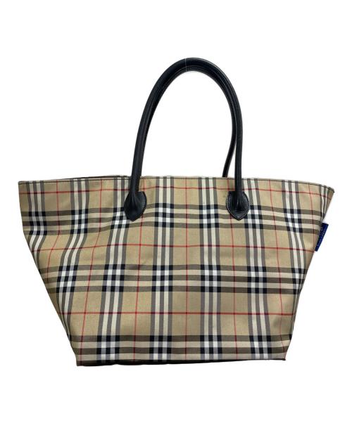 BURBERRY BLUE LABEL（バーバリー ブルー レーベル）BURBERRY BLUE LABEL (バーバリーロンドンブルーレーベル) ハンドバッグ ベージュの古着・服飾アイテム