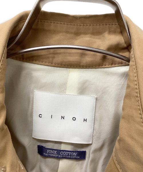 CINOH（チノ）CINOH (チノ) トレンチコート ブラウン サイズ:36の古着・服飾アイテム