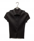 ISSEY MIYAKEイッセイミヤケ）の古着「半袖シャツ」｜ブラック