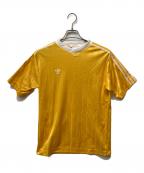 adidasアディダス）の古着「【古着】半袖カットソー」｜イエロー