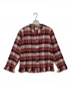 Needlesニードルズ）の古着「フリンジジャケット」｜レッド