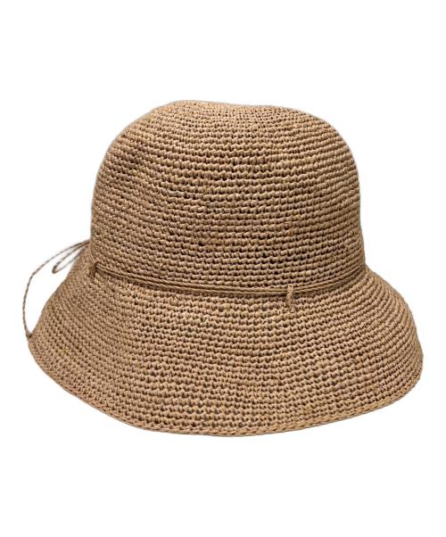 HELEN KAMINSKI（ヘレンカミンスキー）HELEN KAMINSKI (ヘレンカミンスキー) ストローハット ブラウンの古着・服飾アイテム