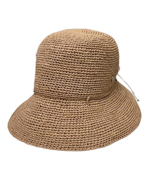 HELEN KAMINSKI（ヘレンカミンスキー）HELEN KAMINSKI (ヘレンカミンスキー) ストローハット ブラウンの古着・服飾アイテム