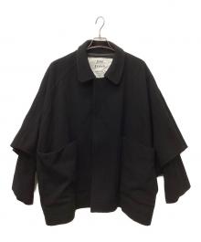 ONE FIFTH（ワンフィフス）の古着「ポンチョ型コート」｜ブラック