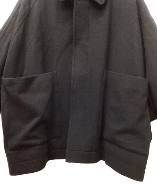 ONE FIFTH（ワンフィフス）ONE FIFTH (ワンフィフス) ポンチョ型コート ブラック サイズ:3の古着・服飾アイテム