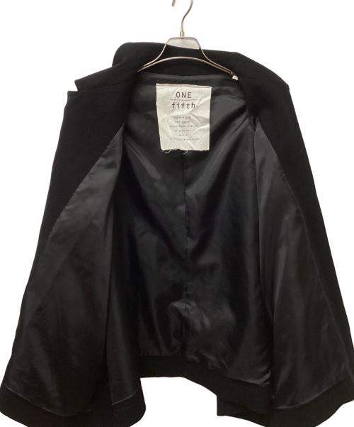 ONE FIFTH（ワンフィフス）ONE FIFTH (ワンフィフス) ポンチョ型コート ブラック サイズ:3の古着・服飾アイテム