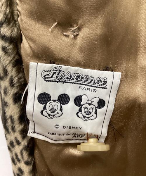 DISNEY（ディズニー）DISNEY (ディズニー) ファーコート ベージュ×ホワイト サイズ:Fの古着・服飾アイテム