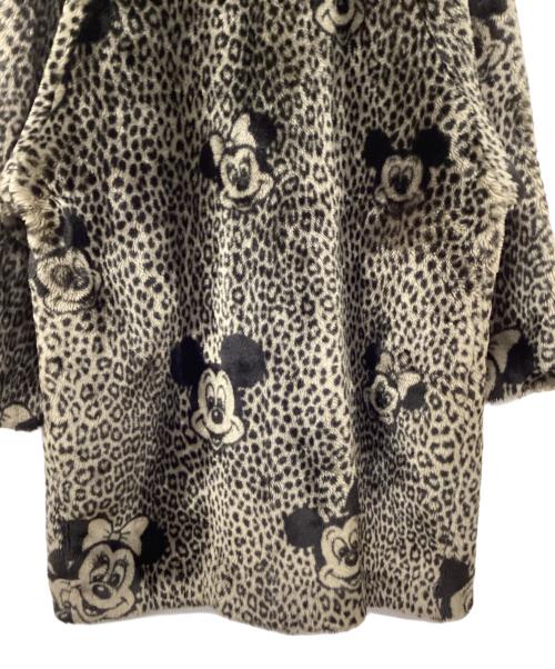 DISNEY（ディズニー）DISNEY (ディズニー) ファーコート ベージュ×ホワイト サイズ:Fの古着・服飾アイテム