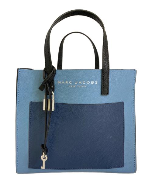 MARC JACOBS（マークジェイコブズ）MARC JACOBS (マーク ジェイコブス) 2WAYバッグ ブルー×ネイビー×ブラックの古着・服飾アイテム