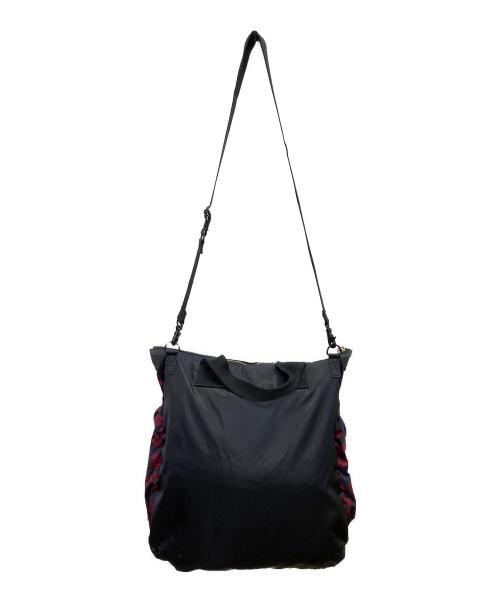 PORTER（ポーター）PORTER (ポーター) MARNI (マルニ) 2WAYバッグ レッド×ブラックの古着・服飾アイテム