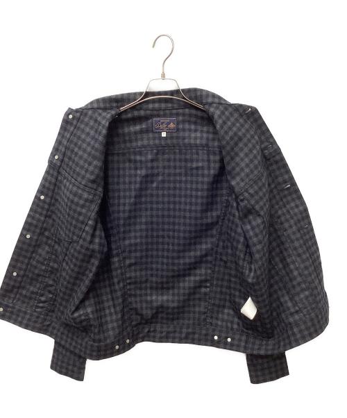 The Duffer of ST.George（ザ ダファーオブセントジョージ）The Duffer of ST.George (ザ ダファーオブセントジョージ) トラッカージャケット ネイビー×グレー サイズ:Lの古着・服飾アイテム