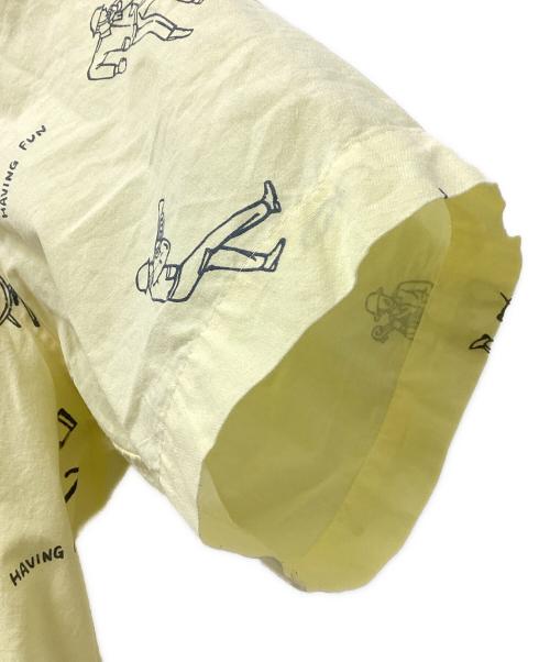 Porter Classic（ポータークラシック）Porter Classic (ポータークラシック) 半袖シャツ イエロー サイズ:Sの古着・服飾アイテム