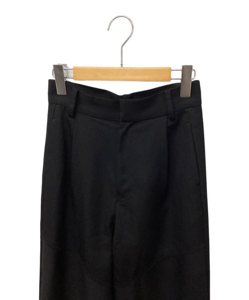 MAISON SPECIAL（メゾンスペシャル）MAISON SPECIAL (メゾンスペシャル) Biker Wide Pants ブラック サイズ:Mの古着・服飾アイテム