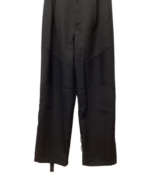 MAISON SPECIAL（メゾンスペシャル）MAISON SPECIAL (メゾンスペシャル) Biker Wide Pants ブラック サイズ:Mの古着・服飾アイテム