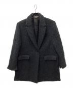 MAISON SPECIALメゾンスペシャル）の古着「Saggy mohair over jacket」｜ブラック