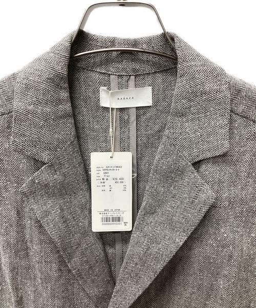 KAGURE（カグレ）KAGURE (カグレ) シルクリネンチェスターコート グレー サイズ:Freeの古着・服飾アイテム