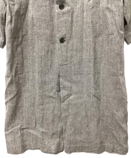 KAGURE（カグレ）KAGURE (カグレ) シルクリネンチェスターコート グレー サイズ:Freeの古着・服飾アイテム