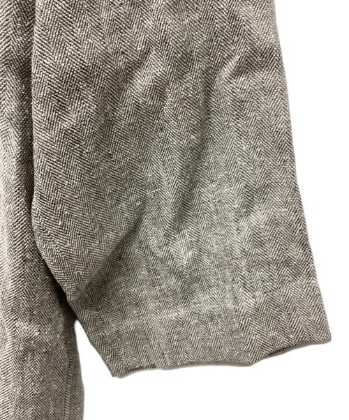 KAGURE（カグレ）KAGURE (カグレ) シルクリネンチェスターコート グレー サイズ:Freeの古着・服飾アイテム