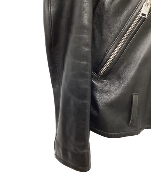 JACKROSE（ジャックローズ）JACKROSE (ジャックローズ) ダブルライダースジャケット ブラック サイズ:4の古着・服飾アイテム