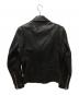 JACKROSE (ジャックローズ) ダブルライダースジャケット ブラック サイズ:4：10000円