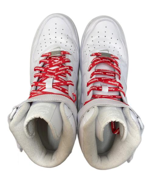 SUPREME（シュプリーム）SUPREME (シュプリーム) NIKE (ナイキ) ハイカットスニーカー ホワイト サイズ:27cmの古着・服飾アイテム