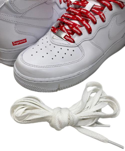 SUPREME（シュプリーム）SUPREME (シュプリーム) NIKE (ナイキ) ハイカットスニーカー ホワイト サイズ:27cmの古着・服飾アイテム