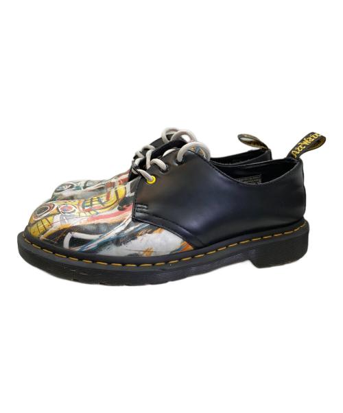 Dr.Martens（ドクターマーチン）Dr.Martens (ドクターマーチン) 3ホールシューズ ホワイト×ブラック サイズ:7UKの古着・服飾アイテム