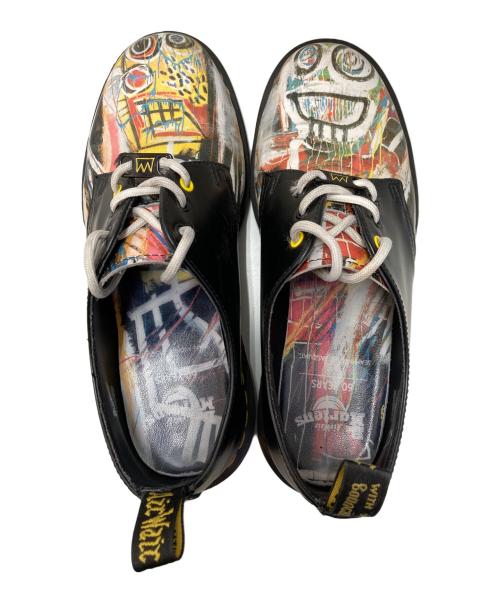 Dr.Martens（ドクターマーチン）Dr.Martens (ドクターマーチン) 3ホールシューズ ホワイト×ブラック サイズ:7UKの古着・服飾アイテム