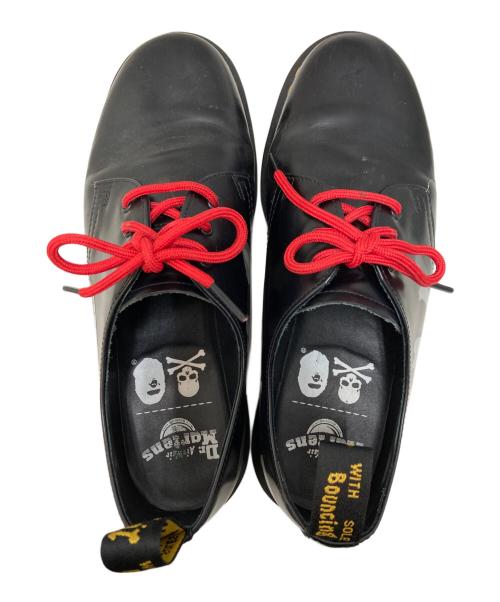 Dr.Martens（ドクターマーチン）Dr.Martens (ドクターマーチン) A BATHING APE (ア ベイシング エイプ) Mastermind (マスターマインド) シューズ ブラック サイズ:UK7の古着・服飾アイテム