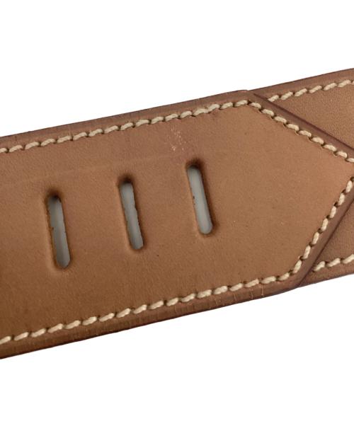 ALAIA（アライア）ALAIA (アライア) レザーベルト ベージュ サイズ:65の古着・服飾アイテム