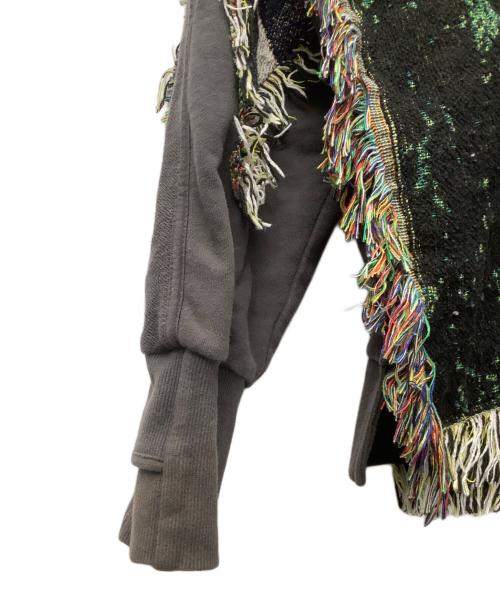 TEROKARIUS（TEROKARIUS）TEROKARIUS (TEROKARIUS) 切替スウェット 古着 グレー サイズ:XLの古着・服飾アイテム