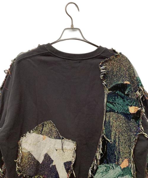 TEROKARIUS（TEROKARIUS）TEROKARIUS (TEROKARIUS) 切替スウェット 古着 グレー サイズ:XLの古着・服飾アイテム