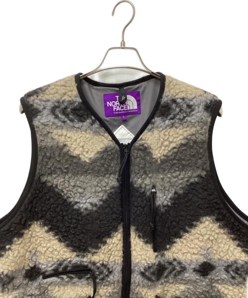 THE NORTHFACE PURPLELABEL（ザ・ノースフェイス パープルレーベル）THE NORTHFACE PURPLELABEL (ザ・ノースフェイス パープルレーベル) WINDSTOPPER Field Vest ブラック サイズ:Lの古着・服飾アイテム